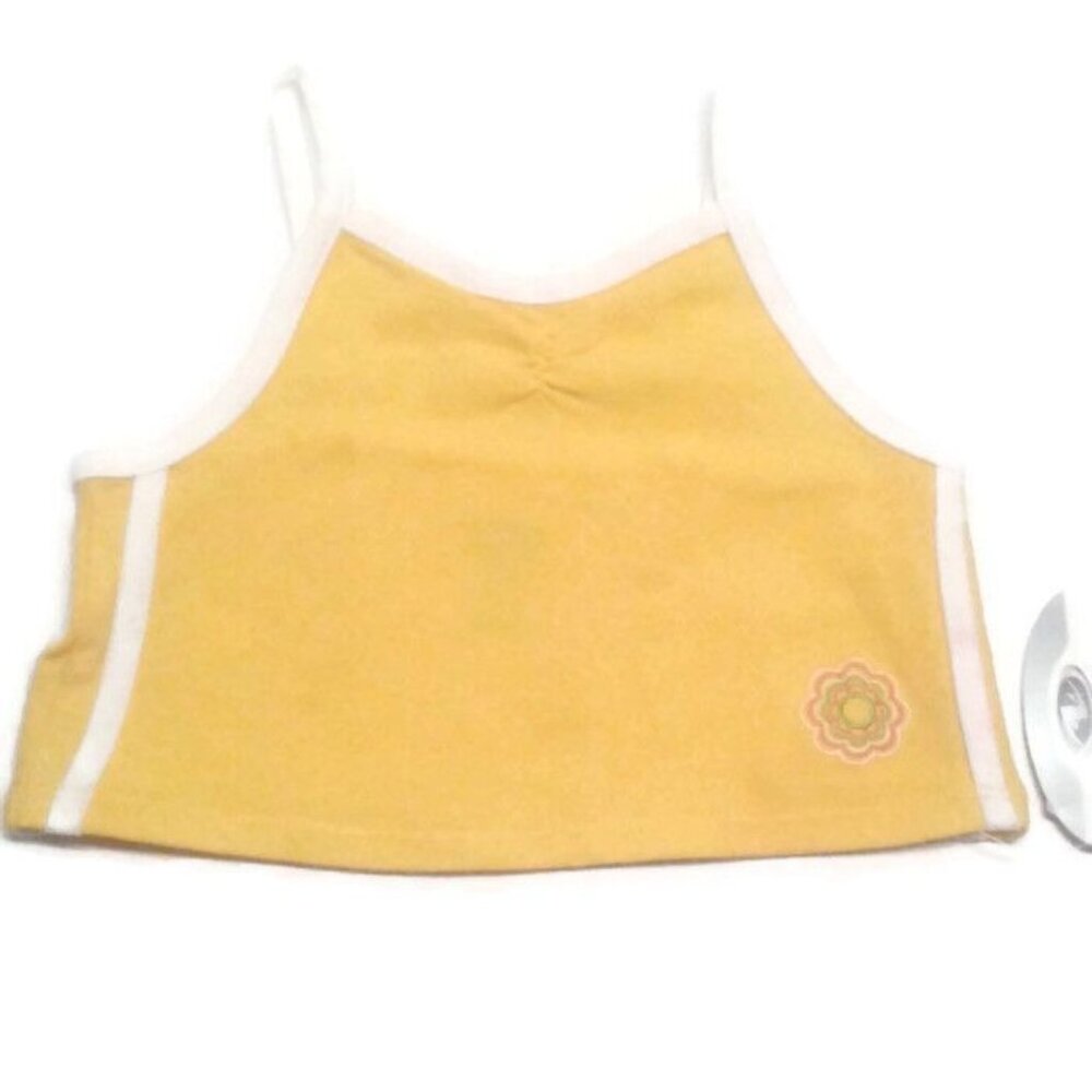 Infant Girls 24M summer tank top bright yellow Athletic Works NEW